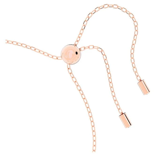 Stilla Bracelet with Triangle-Cut White Crystal in Rose Gold - Image 3